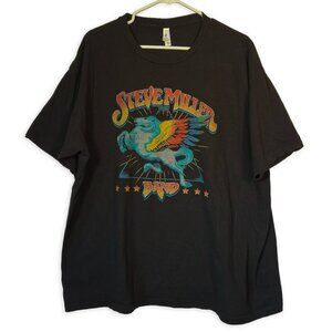 Steve Miller Band Men's Concert Band T-shirt Size 2XL Black